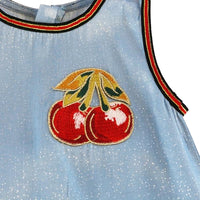Cherry Embroidered Dress