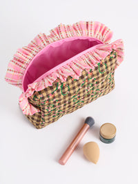 Sienna Quilted Large Zip Pouch