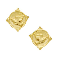 Dove Intaglio Studs