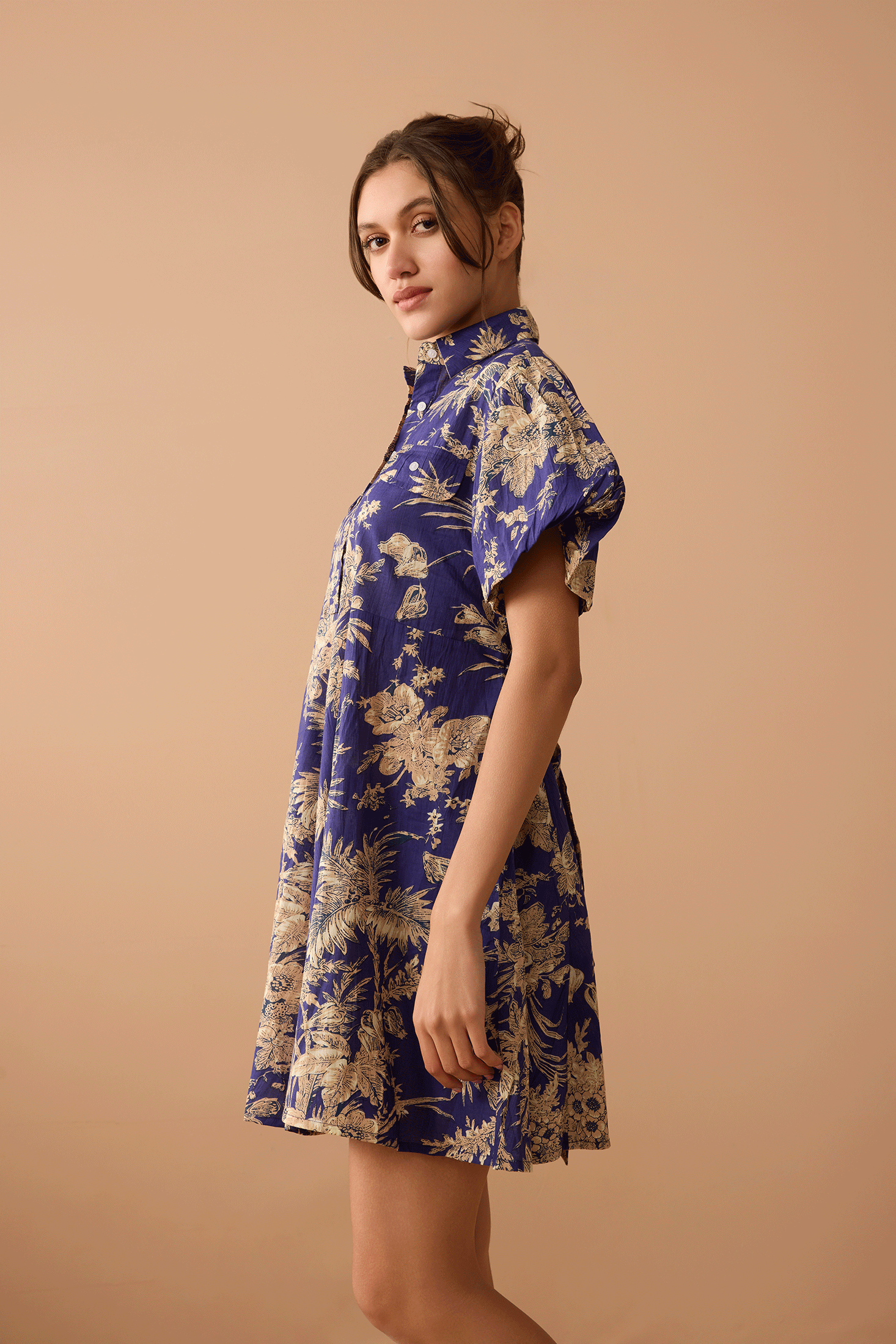 Midnight's Garden Mini Dress