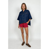 Cape Denim Jacket