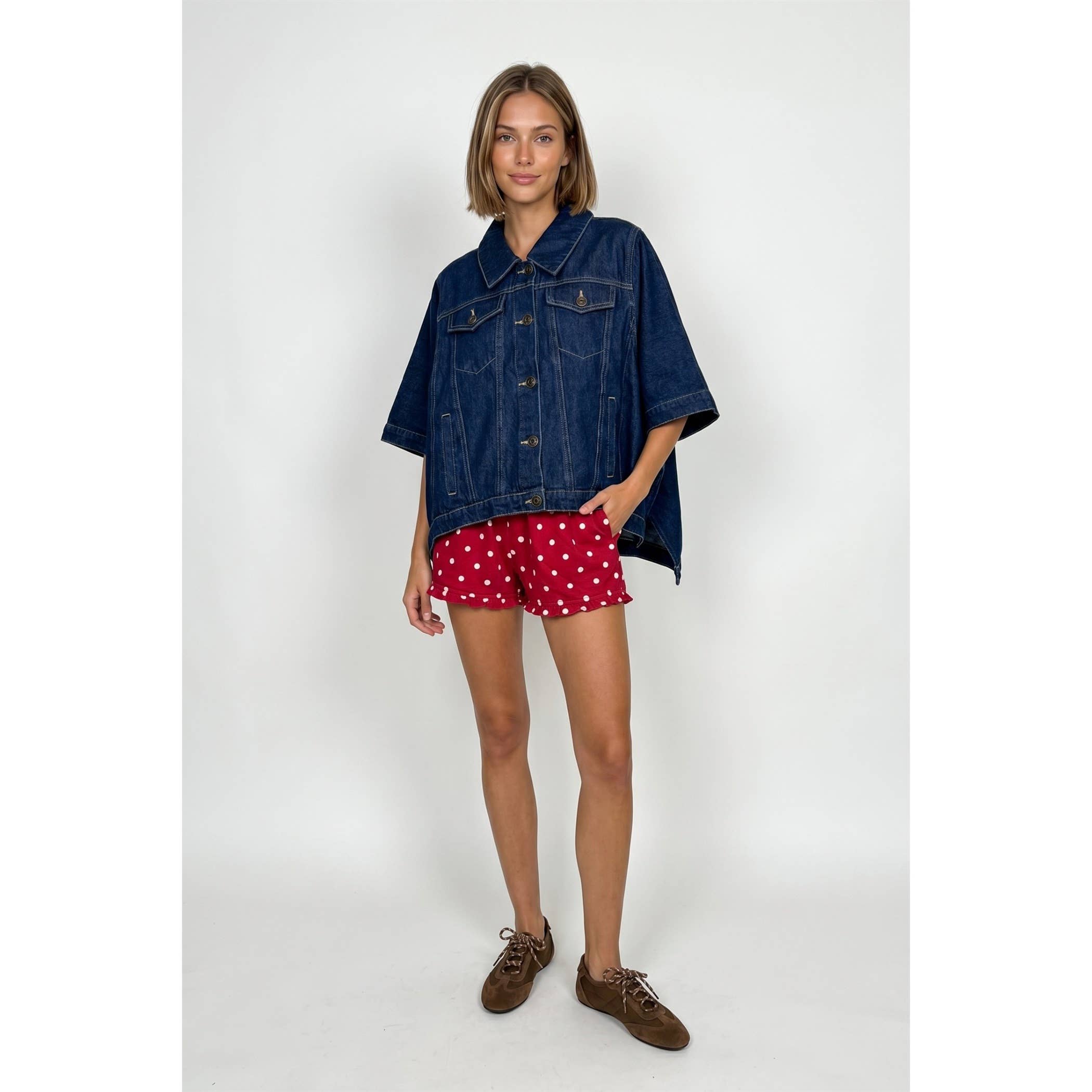 Cape Denim Jacket