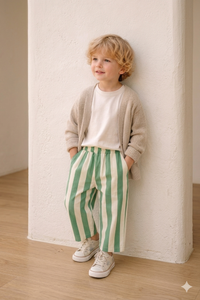 Green Wide Leg Pant