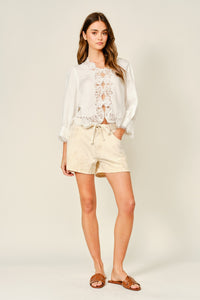 Lace Detail Top
