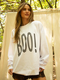 Boo Polka Dot Sweatshirt