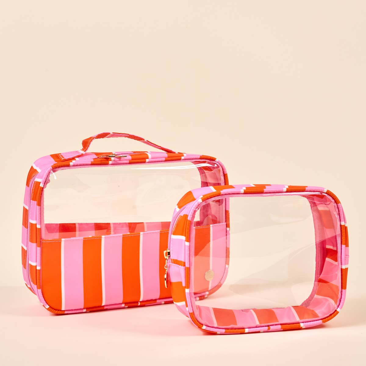 Clear Cosmetic Bag Set
