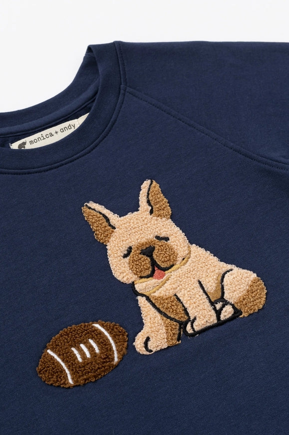 Football Frenchie Sweatshirt