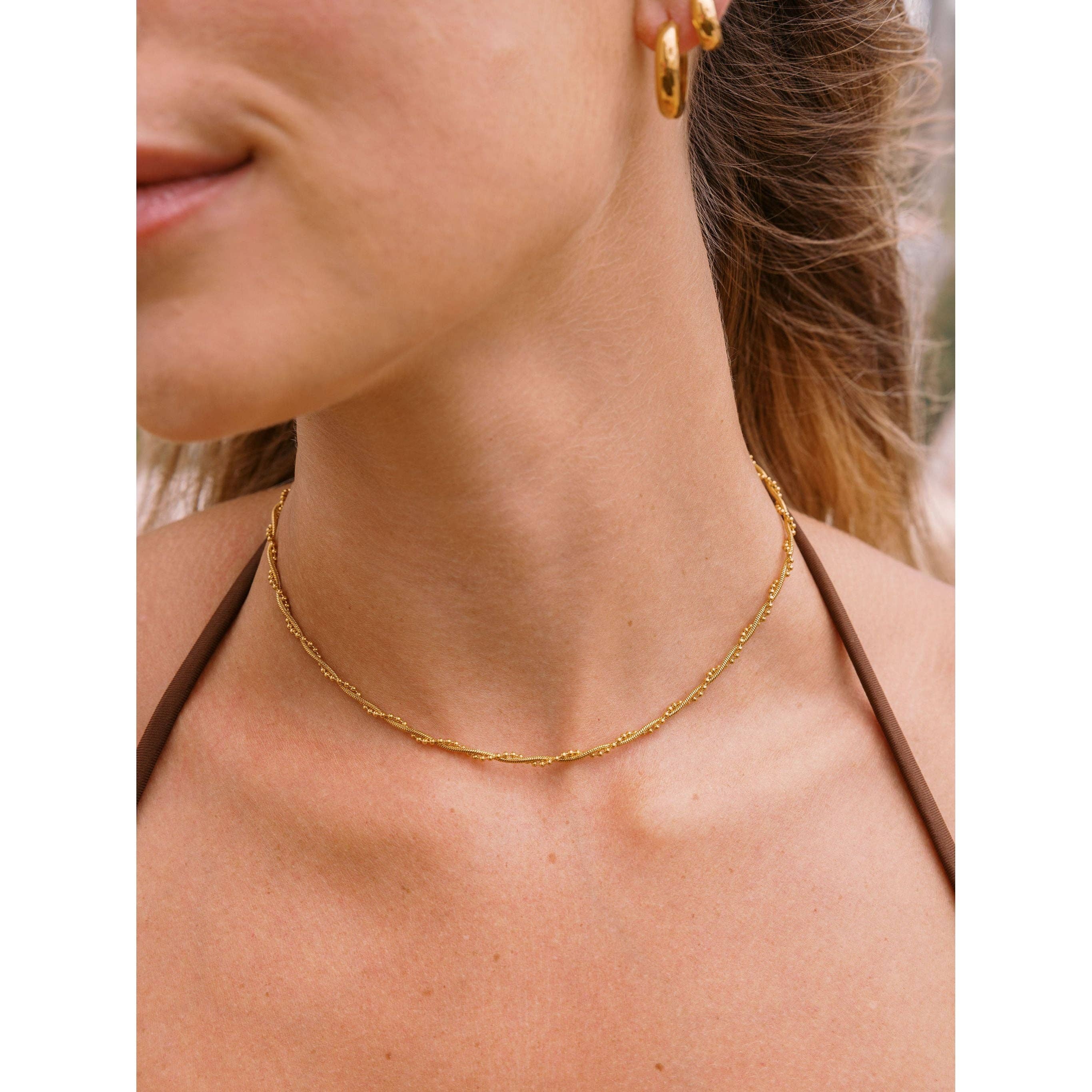 Loren Twisted Chain Necklace