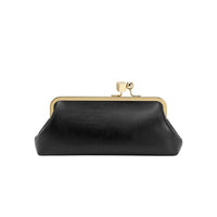Chrissy Black Vegan Leather Crossbody Bag