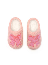 Kids Bow Slippers