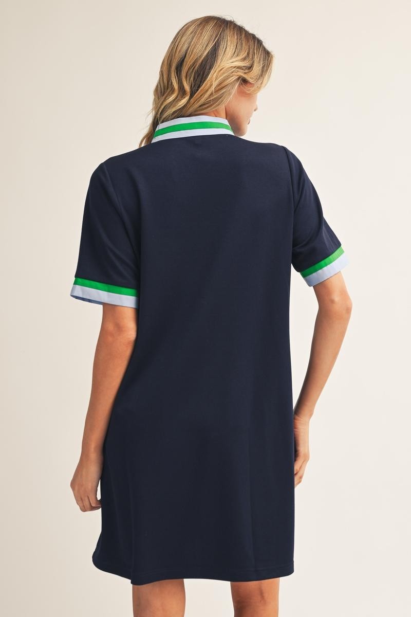 Front Zip Up Solid Casual Dress Kirby's Kloset Front Zip Up Solid Casual Dress Kirby's Kloset
