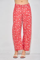 Cowboy Motif Barrel Jeans