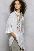 Embroidered White Tunic
