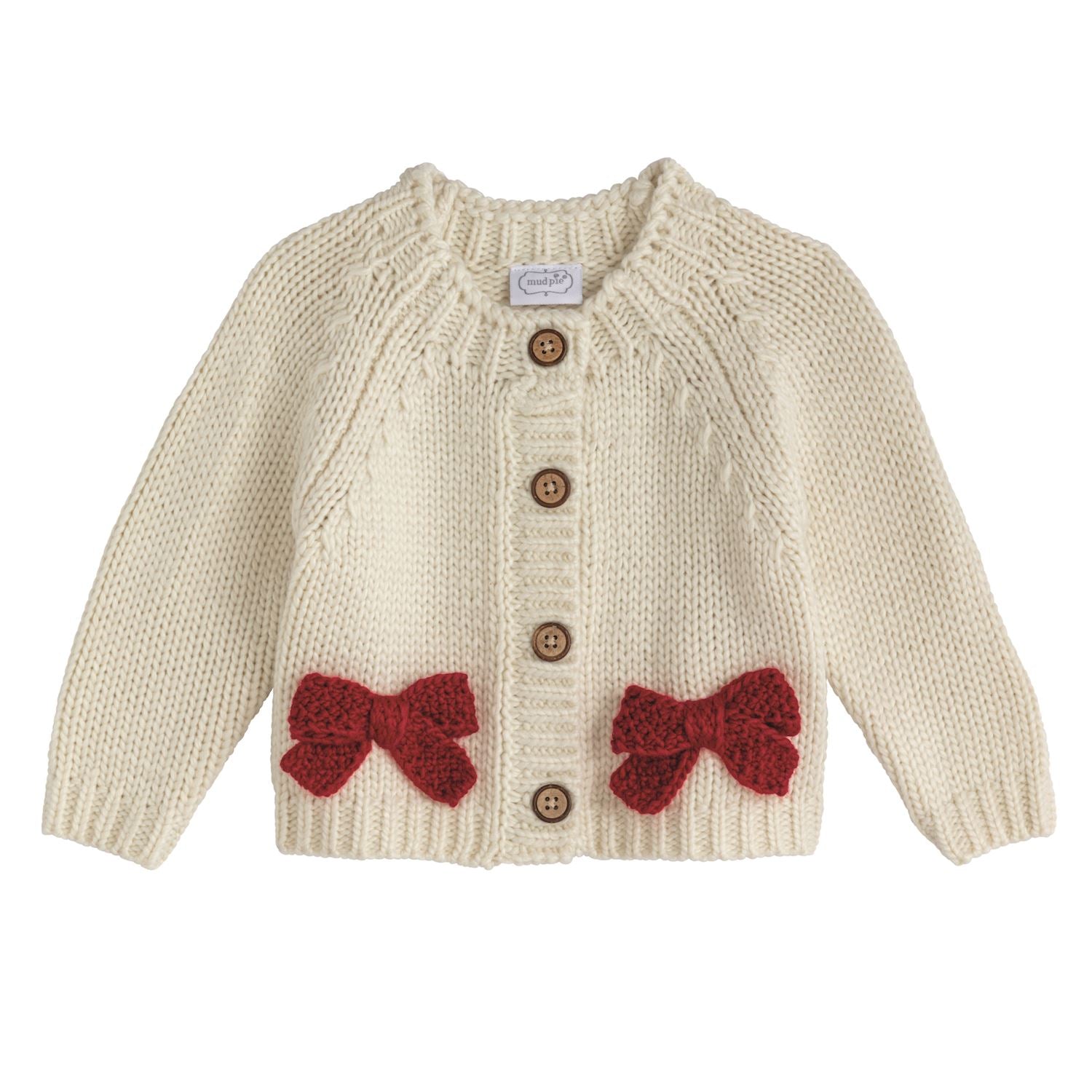 Crochet Bow Cardigan