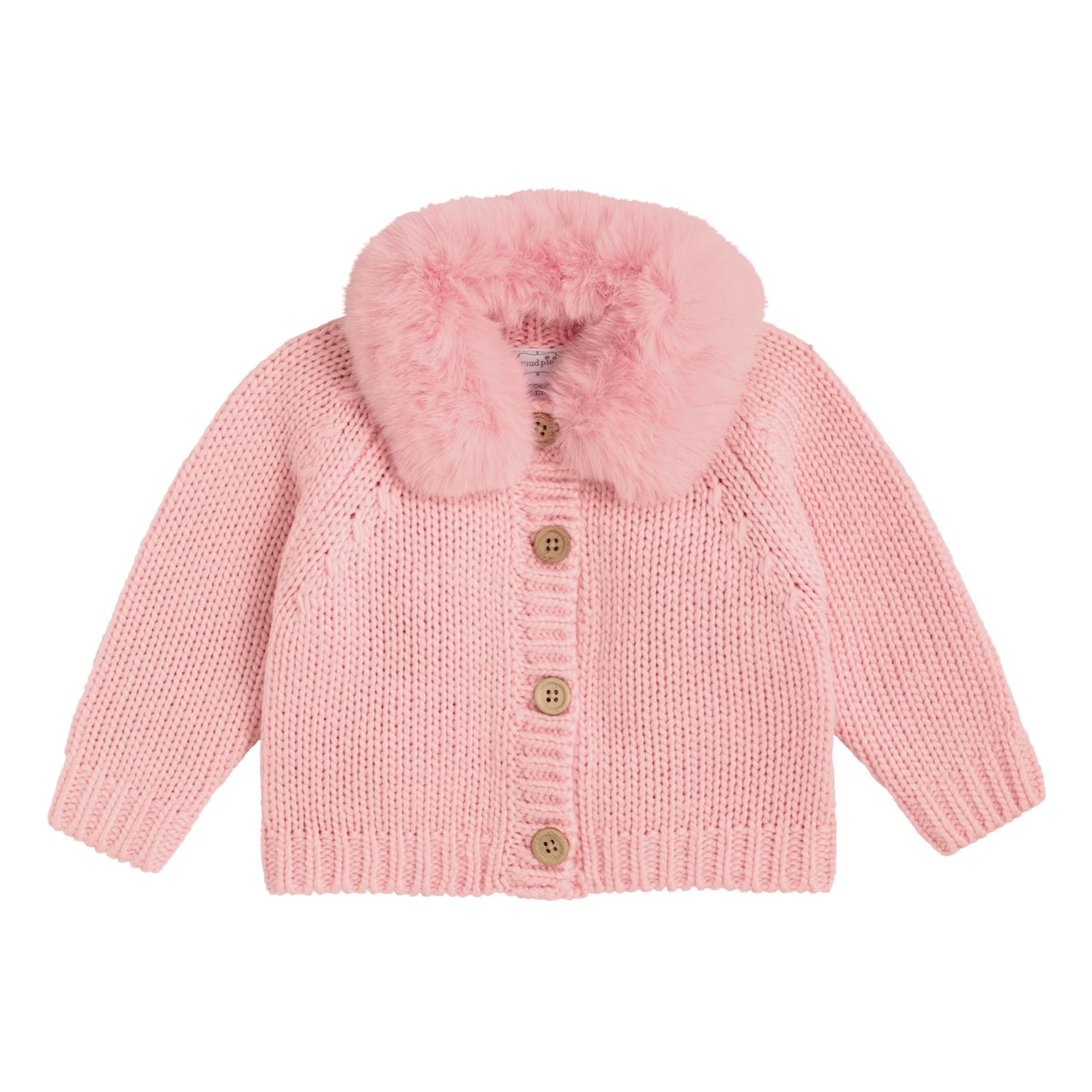 Fur Collar Cardigan