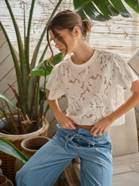 Floral Lace T-Shirt