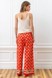 Boho Wide-Leg Pants
