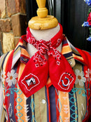 Happy Trail Embroidered Bandana