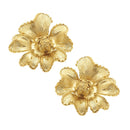 Marigold Flower Stud Earring