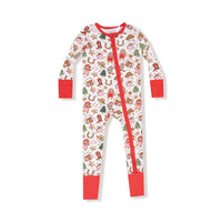 Cowgirl Christmas Cookie Zipper Romper