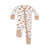 Napping Puppies 2 Way Zipper Romper