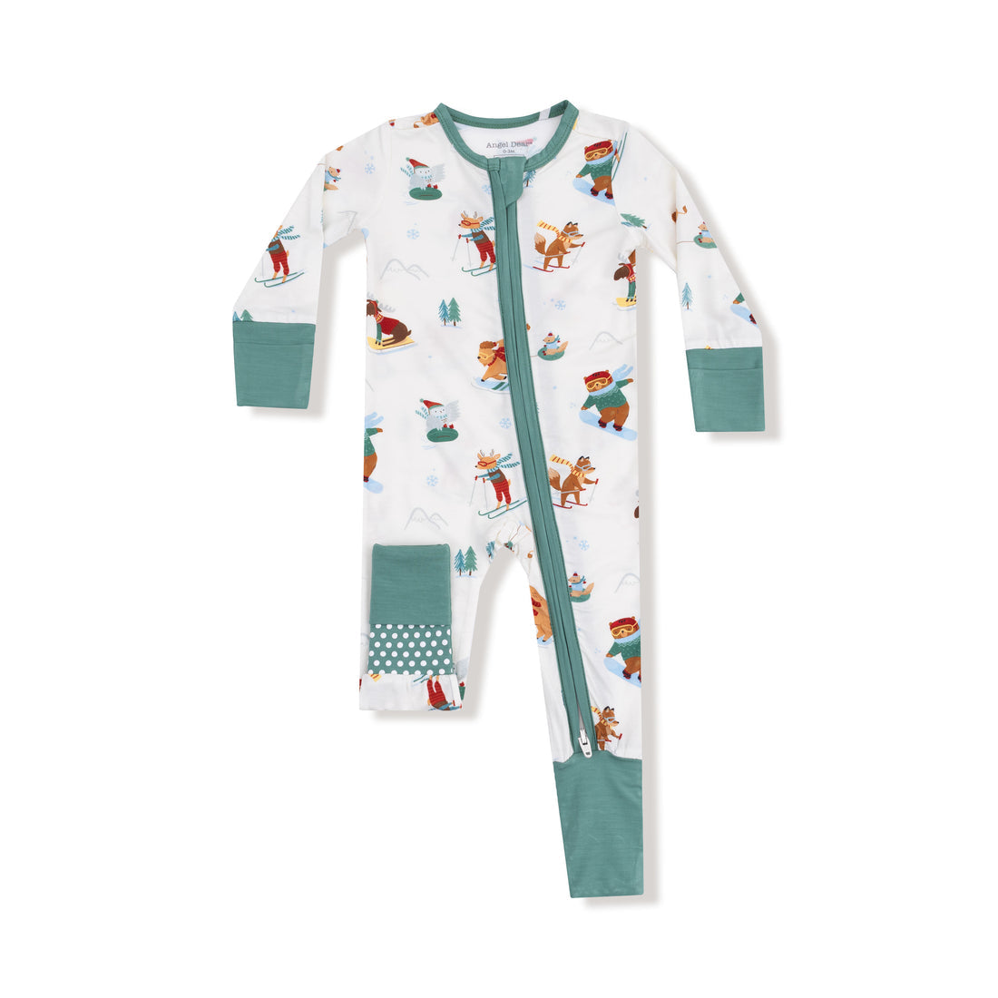 Winter Sports Zipper Romper