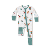 Winter Sports Zipper Romper