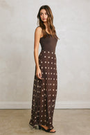 Polka Dot Maxi Skirt