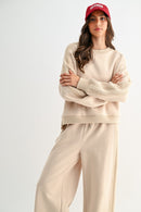 Cable Knit Oversized Lounge Set