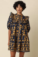 Floral Ruffle Mini Dress