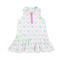 Heart Argyle Polo Dress