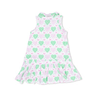 Heart Argyle Polo Dress