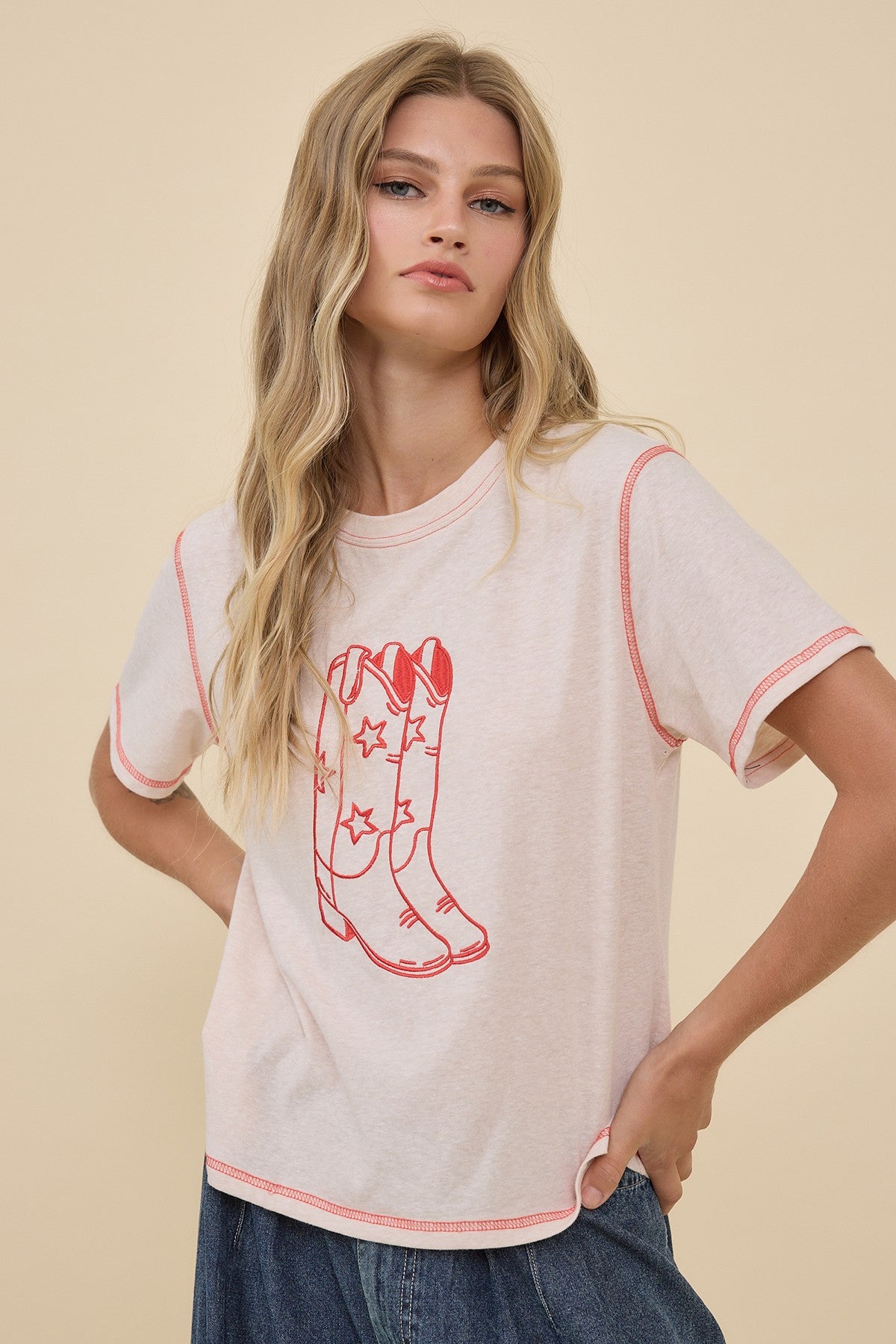 Boot Stitched Tee