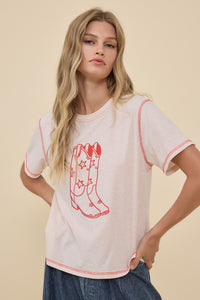 Boot Stitched Tee