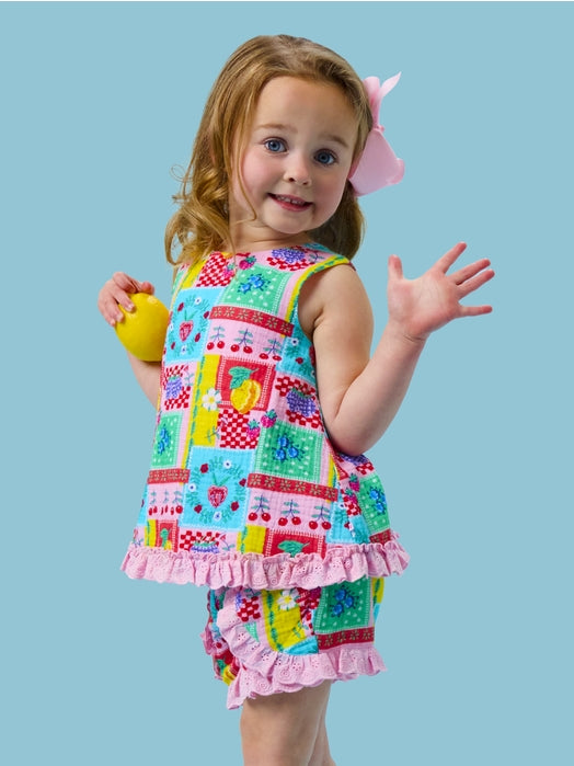 Picnic Party Top and Short Set