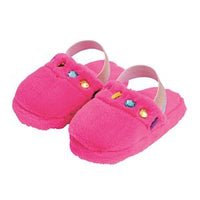 Hot Pink Glitzy Slippers 4-5T