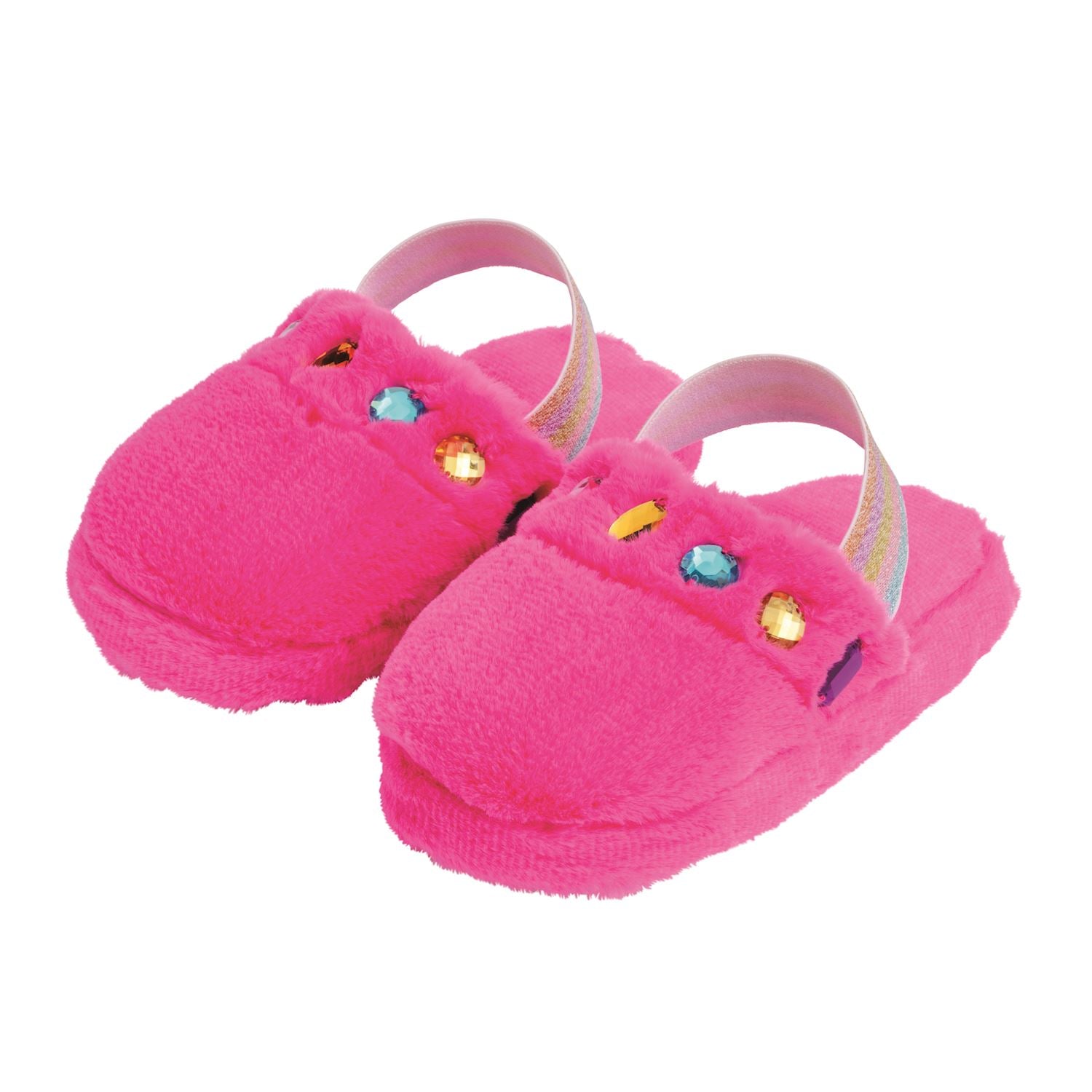 Hot Pink Glitzy Slippers 4-5T