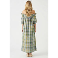 OTS Plaid Maxi Dress