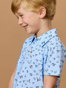 Mallard Skies Short Sleeve Polo