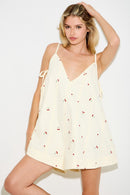 Cherry Print Romper