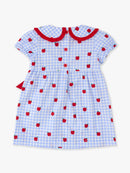 Apple Gingham Short Sleeve Dress