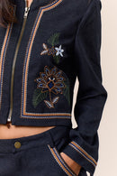 Embroidered Denim Jacket