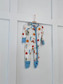 Holy Night Zipper Footie