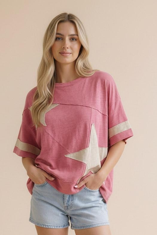 Star Patchwork Tee
