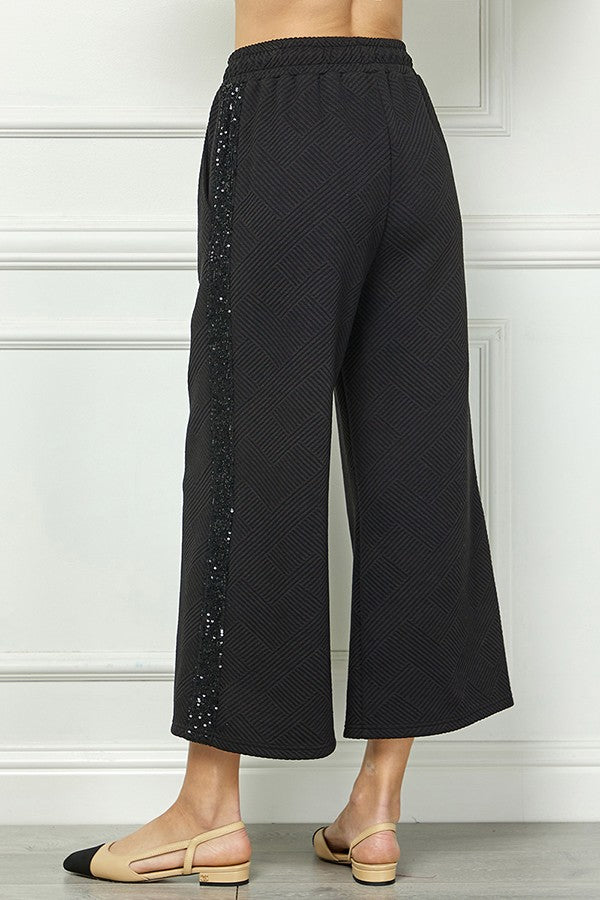 Sequin Trim Pant