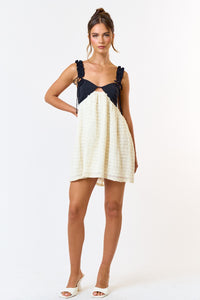 Ruffle Detail Mini Dress
