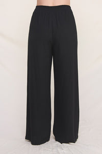Soft Linen Wide Leg Pants