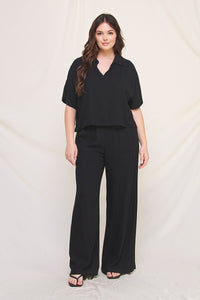 Soft Linen Wide Leg Pants