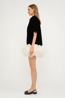 Tulle Skirt Velvet Dress
