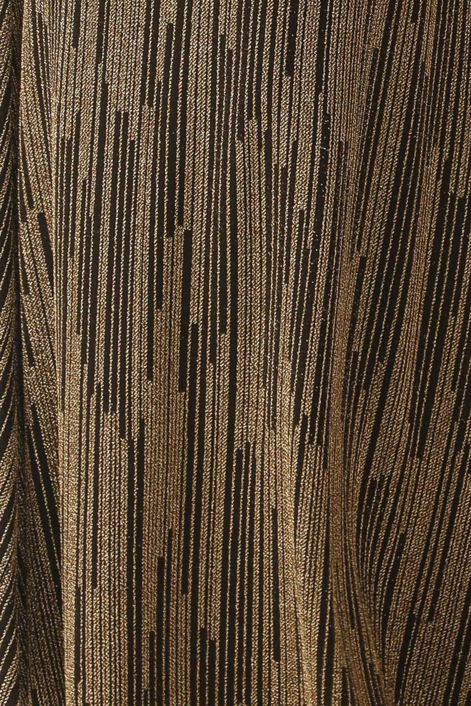 Metallic Strapless Maxi Dress